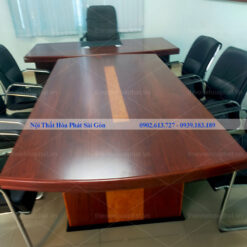 Hình thực tế bàn họp sơn PU CT2010H6