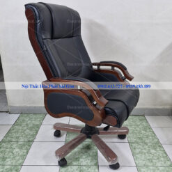 Ảnh thực tế ghế giám đốc TQ01 da đen