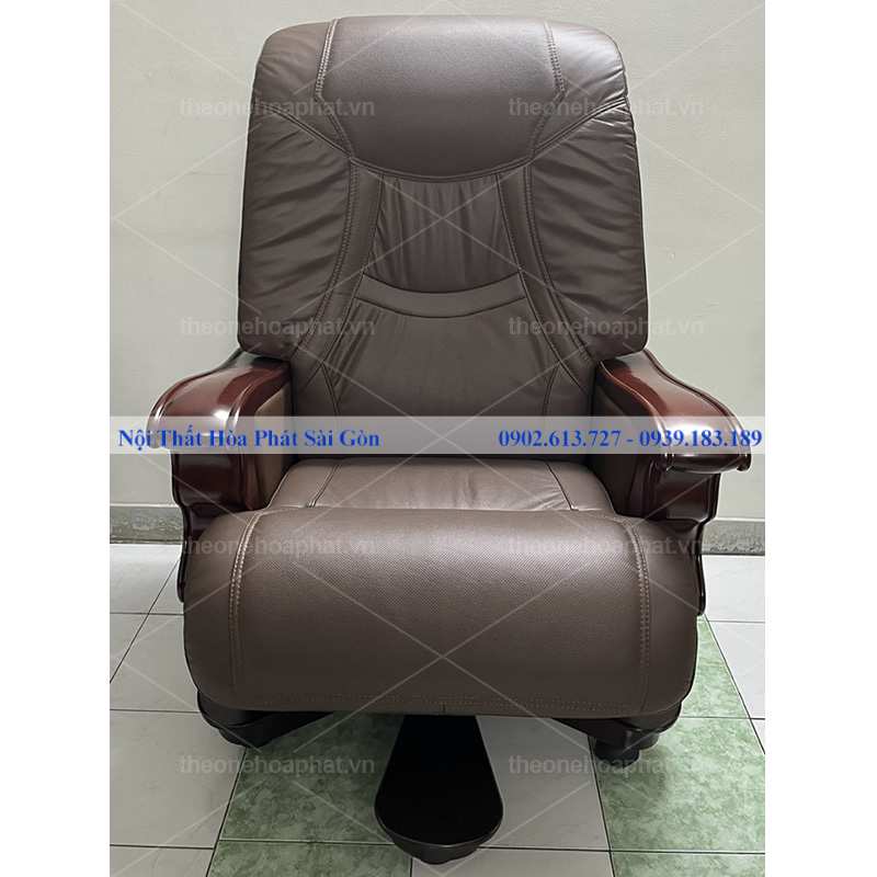 Ảnh thực tế ghế giám đốc TQ20 màu nâu