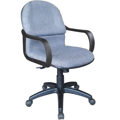 Ghế xoay đệm bọc nỉ xám SG710