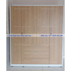 Tủ sắt quần áo TU18B3C4
