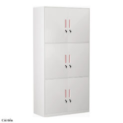 Tủ sắt trắng 6 khoang TU09K6D