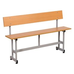 Bộ bàn ghế sinh viên mặt gỗ melamine BSV101 có tựa