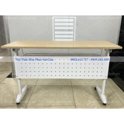 Hình thực tế bàn hội trường di động BHT512
