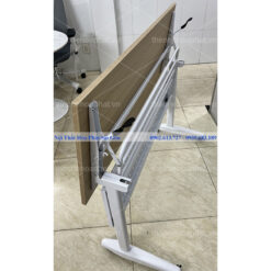 Hình thực tế bàn hội trường mặt gấp BHT512