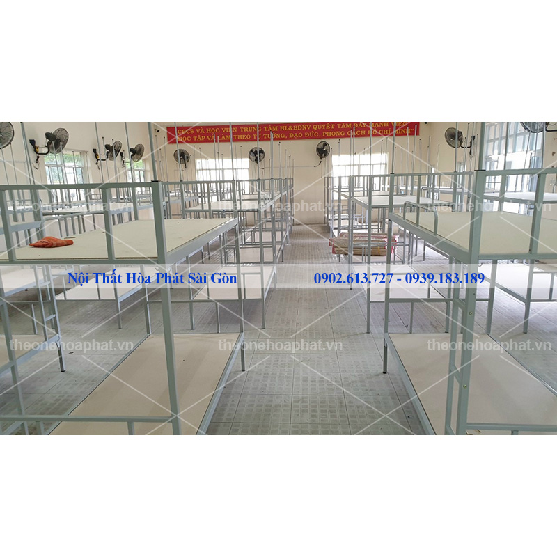 Ảnh thực tế giường sắt 2 tầng GT40