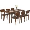 Bàn ghế ăn gia đình gỗ tự nhiên BA504