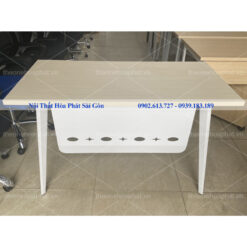 Hình thực tế bàn làm việc chân sắt LUX120SYC10