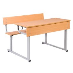 Bàn ghế học sinh mặt gỗ melamine BHS104A