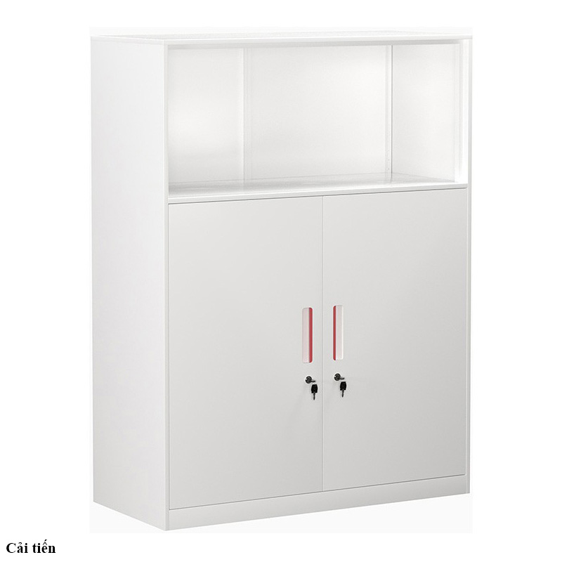 Tủ sắt thấp TU12AD màu trắng