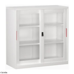 Tủ sắt thấp TU88GD màu trắng