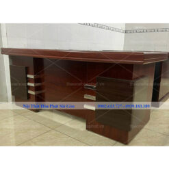 Hình thực tế bàn giám đốc sơn PU DT1680H24