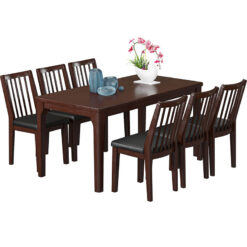Bàn ghế ăn gỗ tần bì BA509