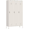 Tủ locker TU991-3K màu trắng ngà 3 ngăn