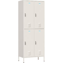 Tủ sắt locker TU992-2K màu trắng 4 ngăn