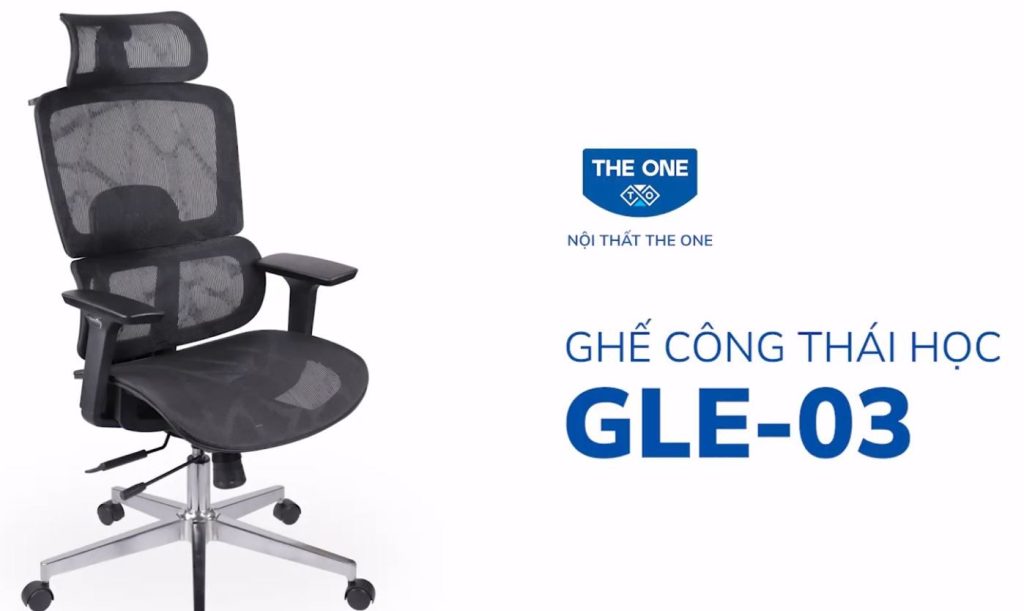 giới thiệu tính năng ghế công thái học GLE03