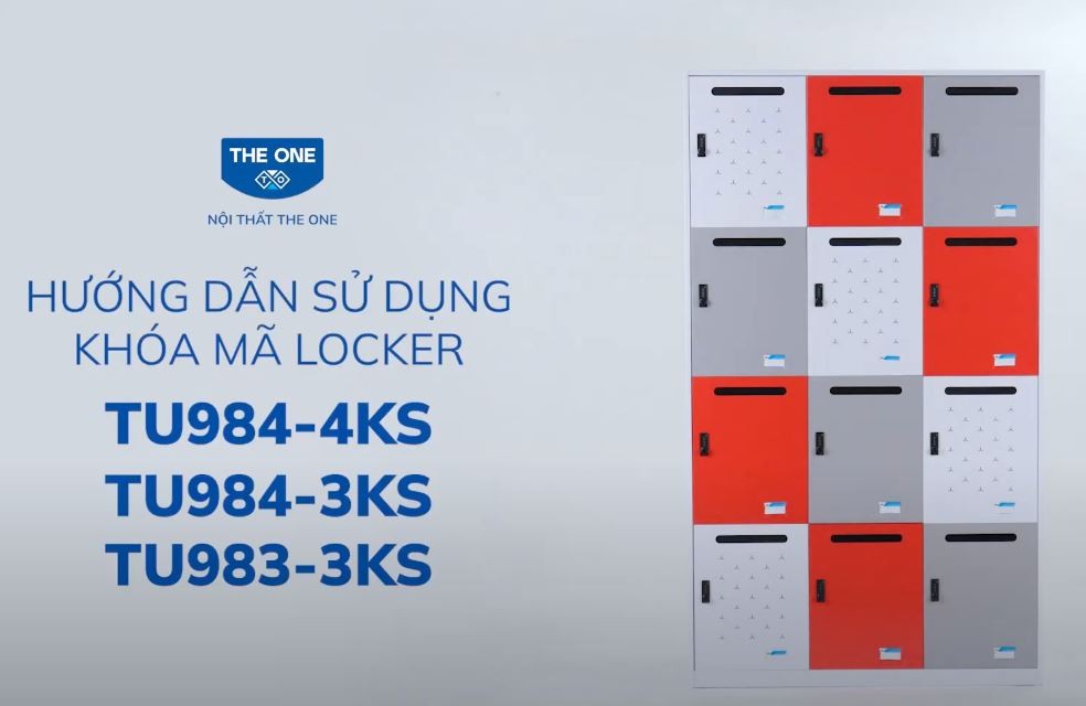 Hướng dẫn sử dụng khóa số tủ locker The One