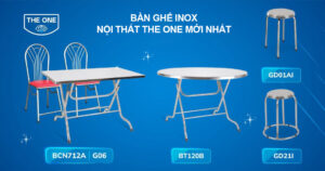 Bàn ghế inox The One