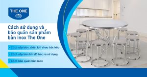 bảo quản và lưu trữ inox the one