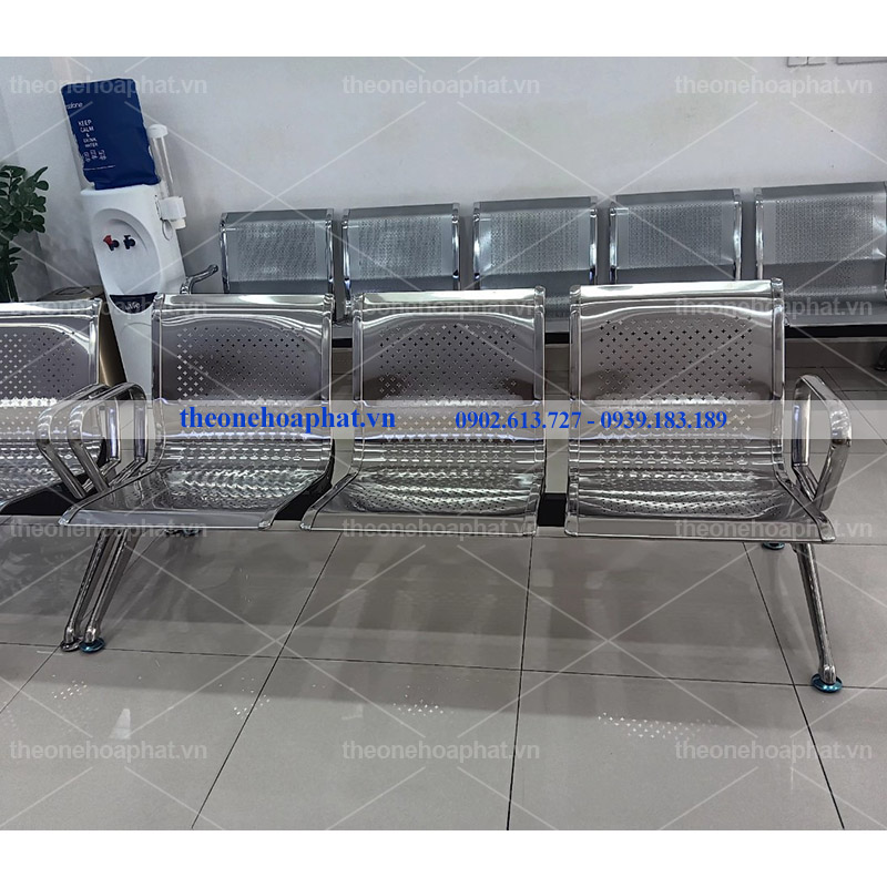 Ghế băng chờ 3 chỗ inox GPC04I-3