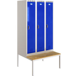 Ghế phòng thay đồ kết hợp tủ locker