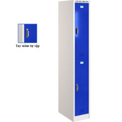 tủ sắt locker phòng thay đồ TTD982 tay nắm tự sập