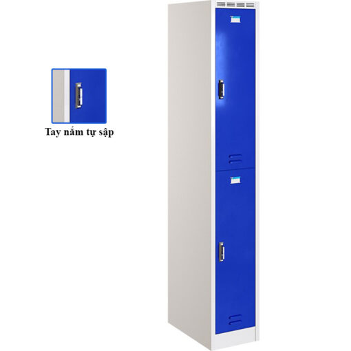 tủ sắt locker phòng thay đồ TTD982 tay nắm tự sập