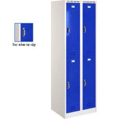 Tủ sắt locker phòng thay đồ TTD982-2K tay nắm tự sập