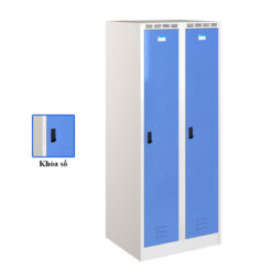 Tủ sắt phòng thay đồ TTD981-2KT khóa số