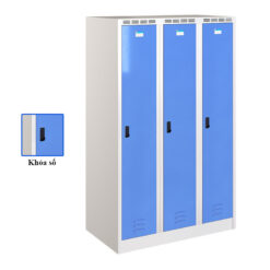 Tủ sắt phòng thay đồ TTD981-3KT khóa số
