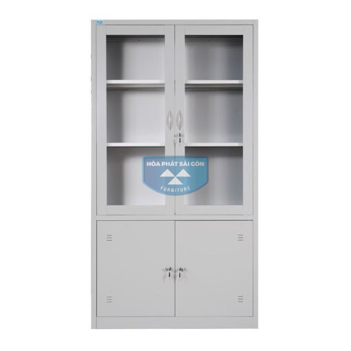 Tủ sắt 2 cánh kính TU09K3CK