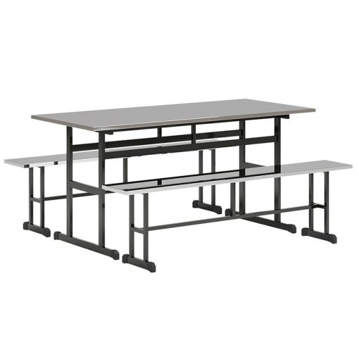 Bàn ăn công nghiệp inox BA05