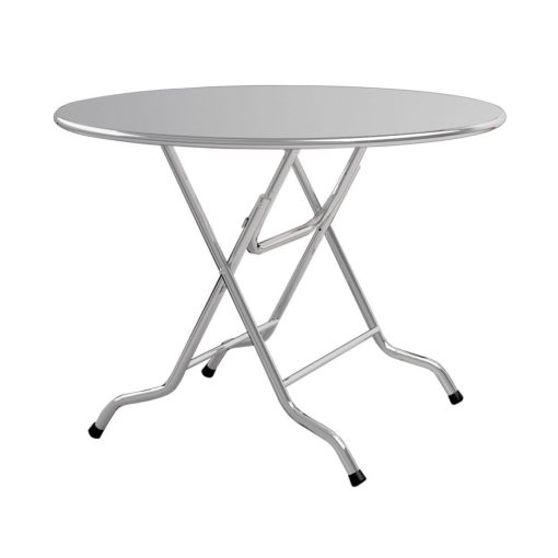 Bàn gấp inox tròn BT100 giá tốt