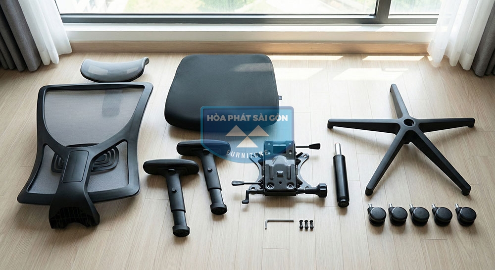 Hướng dẫn lắp ghế công thái học