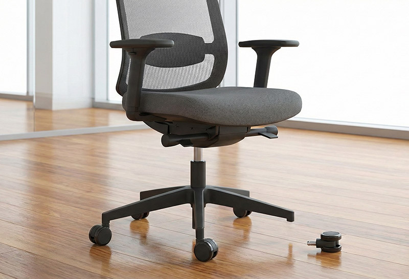 Nguyên nhân phải tháo và thay bánh xe ghế xoay