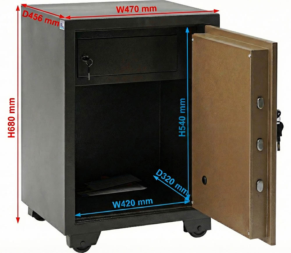 Cách xem kích thước két sắt gia đình