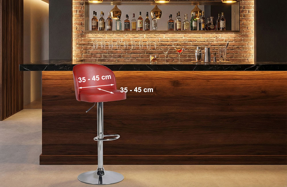 Kích thước ghế quầy bar tiêu chuẩn