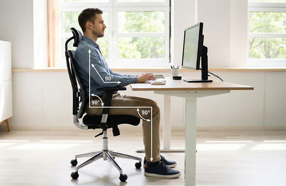 Cách điều chỉnh ghế công thái học
