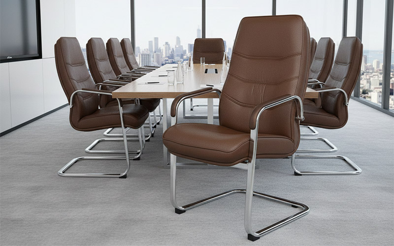 Ghế chân quỳ da cho phòng họp