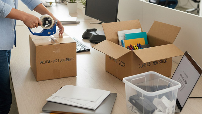 Dọn dẹp và phân loại đồ dùng cần giữ hay bỏ đi