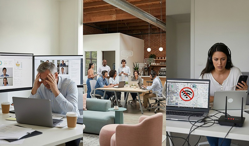 Nhước điểm Văn phòng Hybrid