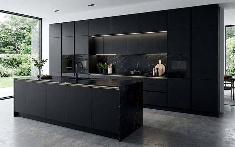 Bàn tủ bếp bằng CDF