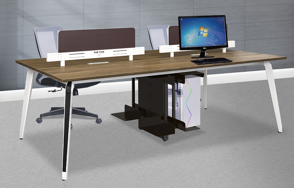 Bàn văn phòng chân sắt 4 người ngồi