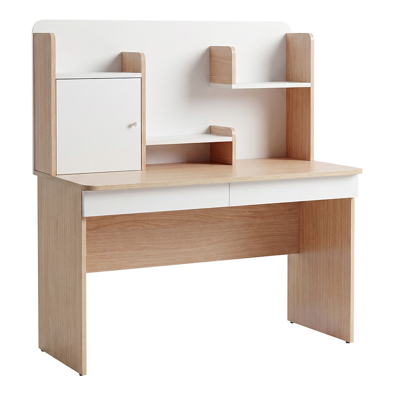 Bàn học liền kệ sách BHS407